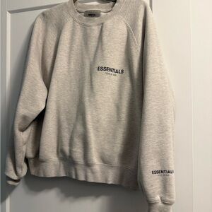Essentials Crewneck Sweatshirt in Heather Gray